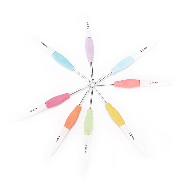 Yosoo Knitting Needles Set Boye Crochet Hooks Plastic Yarn Size