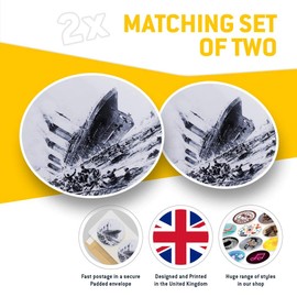 Vinyl Stickers (Set of 2) 20cm - Sinking Titanic Ocean Liner Ship 1912 46299