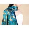 Prettystern Van Gogh Silk Stole Blue XXL Oversize Almond Tree