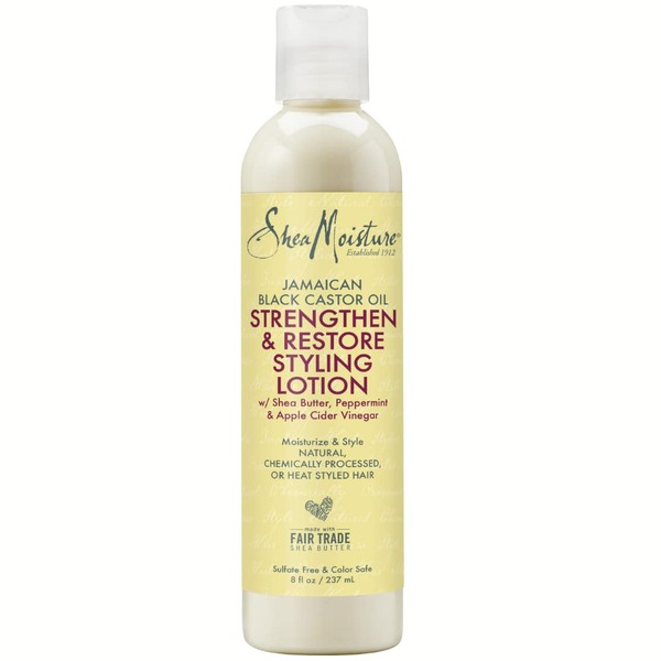 SheaMoisture Jamaican Black Castor Oil, Strengthen & Restore Styling Lotion,