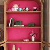 Stickyart Hot Pink Felt Wallpaper Peel and Stick Textured Velvet