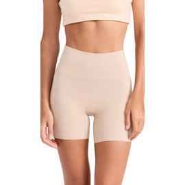 hanky panky Women's High Rise Bike Shorts, Chai, Tan, L