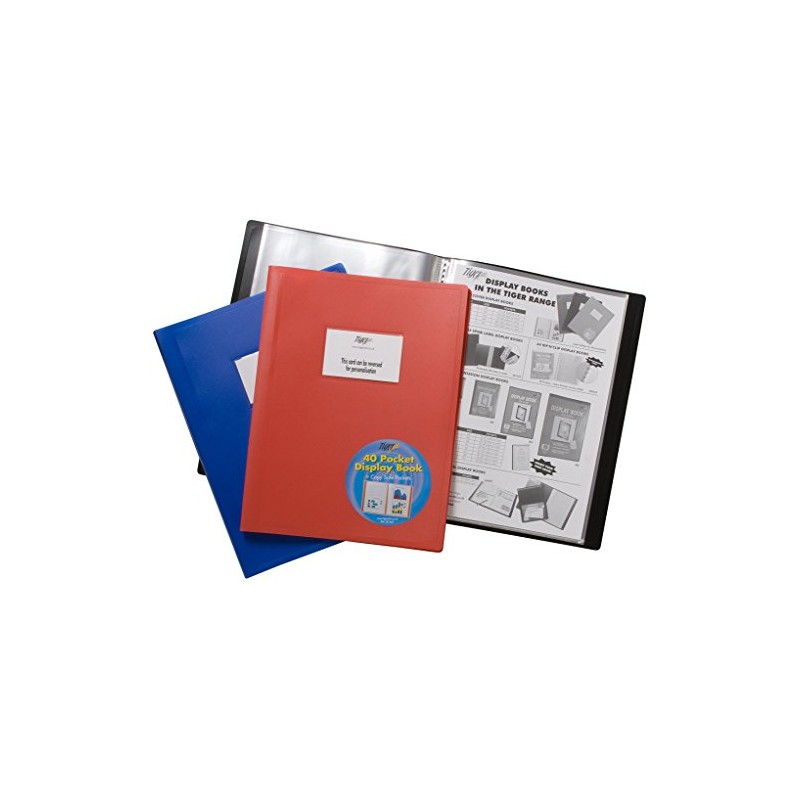 Tiger A4 flexicover 40 pocket display book presentation folder -