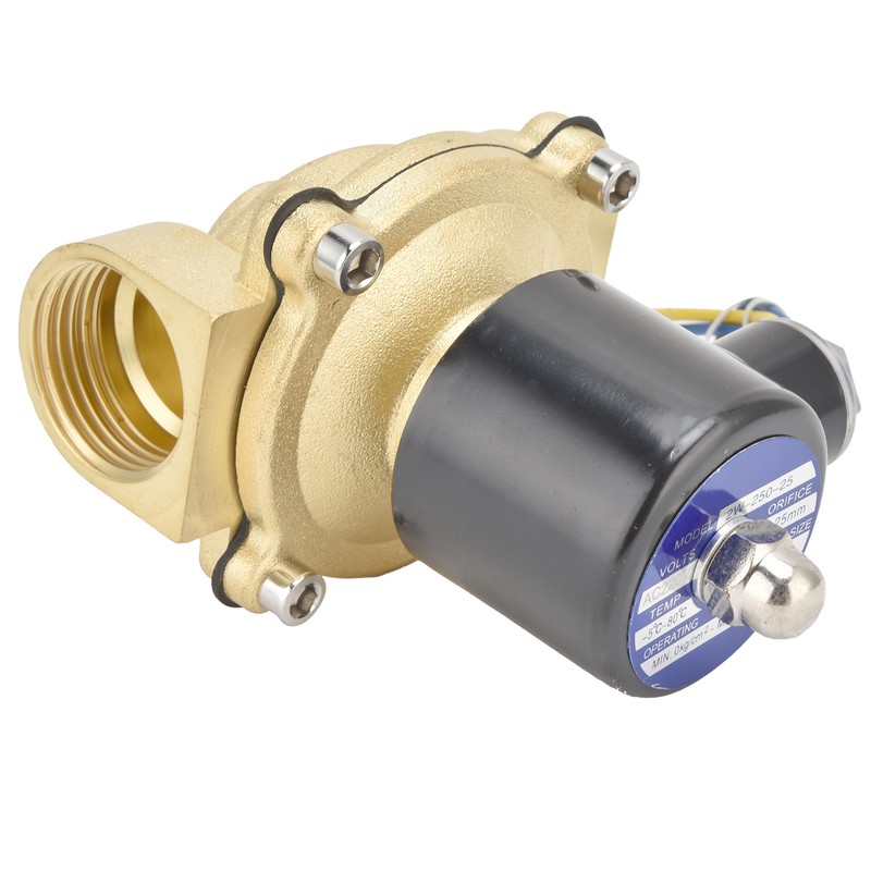 Normally Closed Solenoid Valve Brass Direct Acting Diaphragm Controlling Device