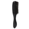 Men Beard Brush Long Handle Hair Cleaning Curved Wooden Mustache