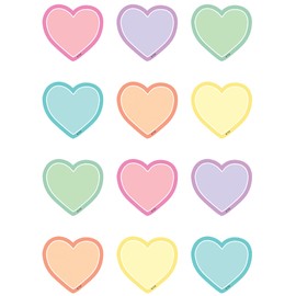 Teacher Created Resources Pastel Pop Hearts Mini Accents