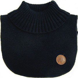 2 piezas de invierno cálido cuello falso, blusa de cuello alto desmontable media camisa cuello falso para niñas y niños, Niño-a, Talla única