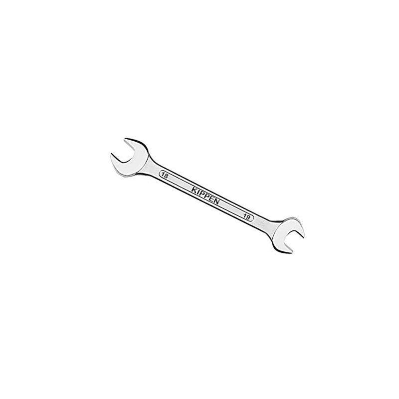 Kippen 1038G Double Fork Wrench 18x19 mm. Chrome Steel