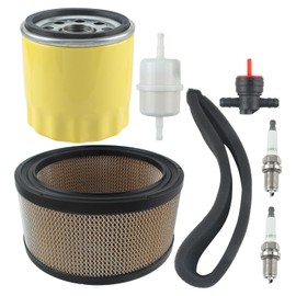 partszen Air Oil Filter Lawn mower tune up kit for Kohler 2408303 2408303S 5205002S 5205002 for Kohler ECH630 ECH650 Lawn Mower CV18 CV20 Engine