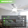 Socket Ceiling Fan Light with Remote and 1 Socket Extender,
