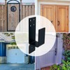 2 Pack Door Barricade Brackets Heavy Duty Door Security Brackets