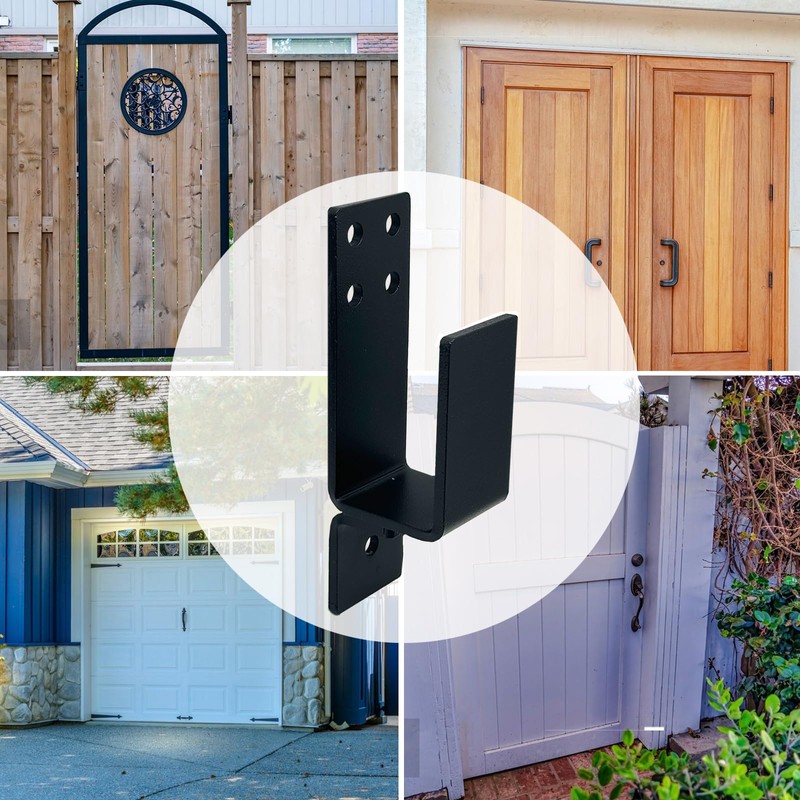 2 Pack Door Barricade Brackets Heavy Duty Door Security Brackets