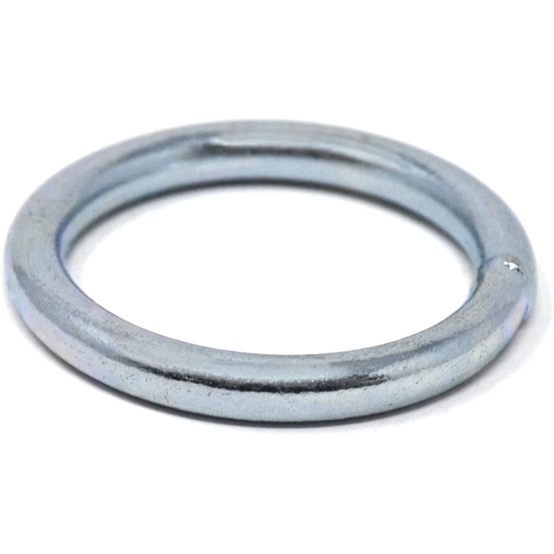 Design61 4 x Steel O-Ring Round Rings Metal Ring Round