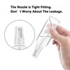 ZEROFIRE 2 Pack Spray Bottles 1oz Clear Plastic Empty Refillable