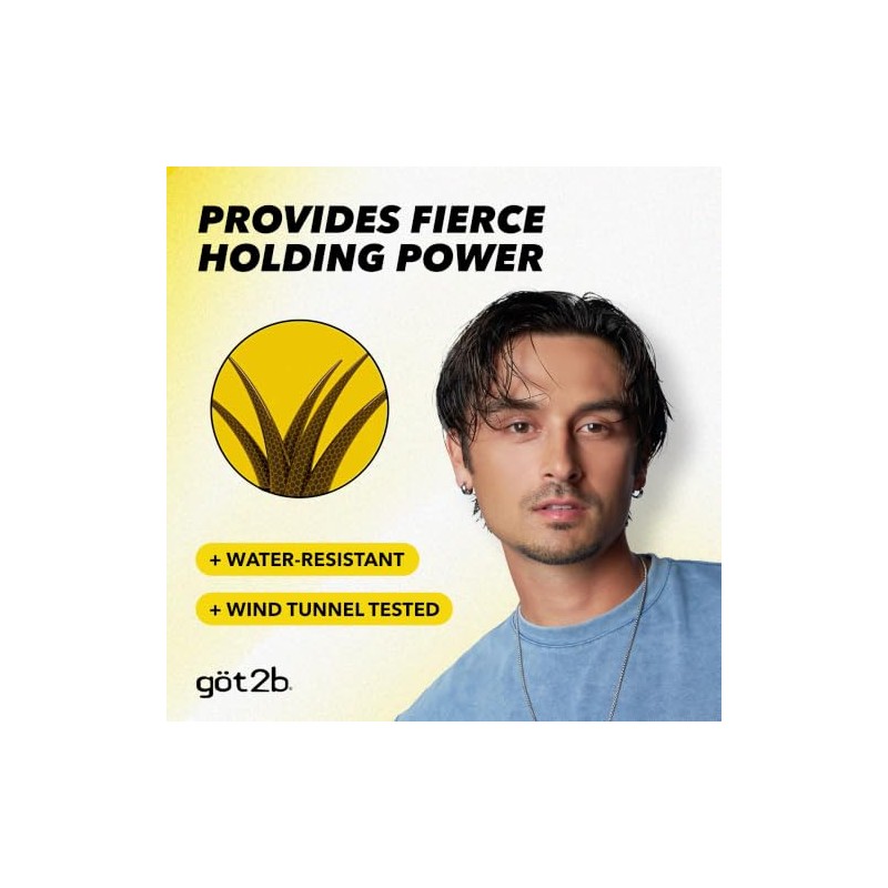 Got2B Glued Styling Spiking Hair Gel 2-6oz tubes + 1