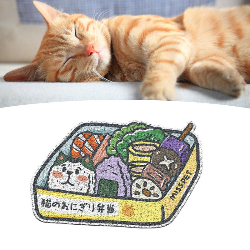 Cat Litter Mat Prevent Slip Cute Shape Soft Environmental Protection