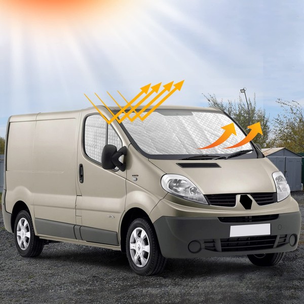 Pack of 3 Motorhome Windscreen Sun Shade Replacement for Renault