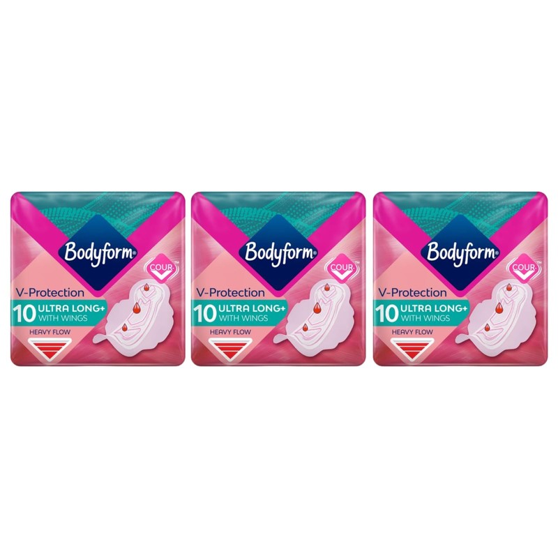 Bodyform Ultra Fit Super Winged Sanitary Towels 10 Pads -