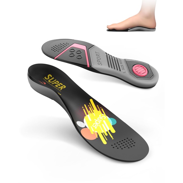 Plantar Fasciitis Insoles, QBK Orthopaedic Insoles, Excellent Shock Absorption and