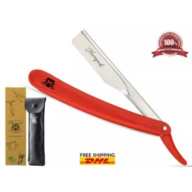 Haryali London Vintage Shaving Cut Throat Straight Razor Rasoirs Rasoi Plastic Handle with Case