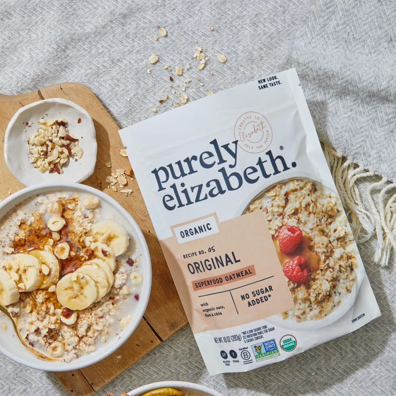 purely elizabeth Superfood Oats, Original, Amaranth, Quinoa Flakes, Flax Seeds,