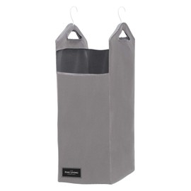 The Fine Living Co. Hanging Laundry Hamper Bag for Closet, Heavy Duty Hanging Closet hamper, Closet Laundry Basket with 2 Strong Metal Hangers, Space Saving Closet Hamper Organizer