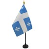 AZ FLAG - Quebec Table Flag 4'' x 6'' -