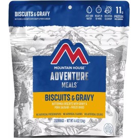Mountain House Biscuits & Gravy Freeze-Dried Emergency Food Survival Supply MRE