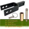 Versatile Quick Hitch Adapter with Adapter Sleeve for Category 1