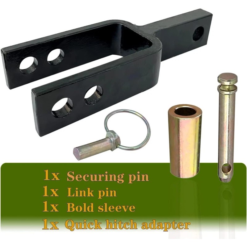 Versatile Quick Hitch Adapter with Adapter Sleeve for Category 1