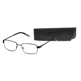 SPORTEX SAV AR4148 Blue Light Reading Glasses - Flexible, Durable, Lightweight, High-Performance Blue Light Glasses, Grey, +2.00