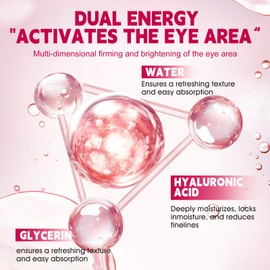 Eye Bags Away in 2 Minutes, Eye Cream Against Wrinkles and Dark Circles, Dark Circles Removal, Eye Cream Against Eye Bags, Moisturises and Tightens, Resealable (10 x 1 ml)