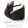 KOBE VINGTAINE HK-344 Headband, Dotted Pattern, Ribbon, Tulle, Large, Adult
