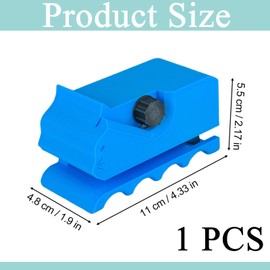 YTPAFK Cardboard Cutter for Cat Scratcher, Handheld Cardboard Strip Cutter, Compact Design, Blue, 1.94×3.91×2.06 Inches, Ideal for Cat Scratcher and Cardboard Cutting