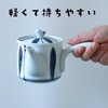 Yuki Roman Light Small Teapot with Tea Strainer, Made in