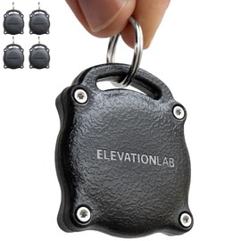 TagVault AirTag Keychain - The Original Waterproof AirTag Case | Indestructible, Ultra-Compact | Elevation Lab - Size: 4-pack