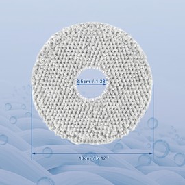 VIEWALL VIEWALL 10 St1ck Wischmopp f1r Dreame L10s Pro Ultra Heat/X40 Ultra/X50 Ultra/L40 Ultra/MOVA E30 Ultra/ L20 Ultra Saugroboter,Mikrofaser Weich Waschbar und Wiederverwendbar Ersatz Wischt1cher Mop