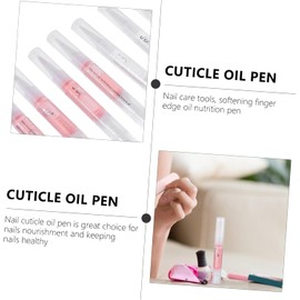 8piezas Esmalte De Borde De Uñas Unidades De Aceite Revitalizador Para Reparar y Las Uñas Aceite Esencial Pluma Hidratante Para Manicura