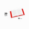 APLI 16913 - Confezione da 5 copertine per libri, con