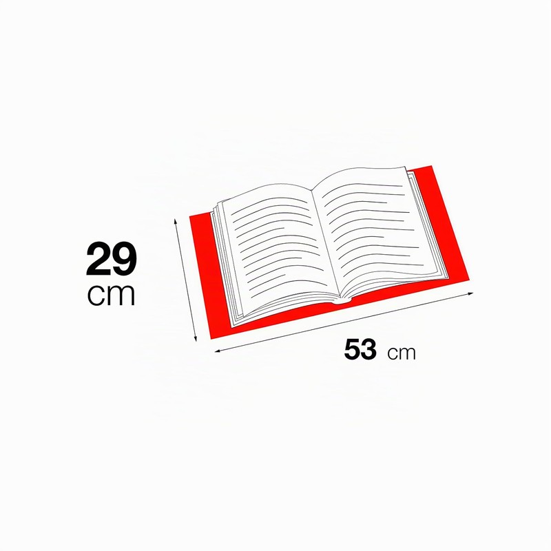 APLI 16913 - Confezione da 5 copertine per libri, con