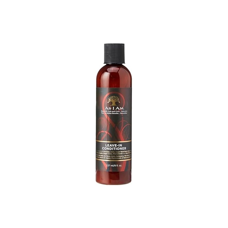 As I Am Leave-In Acondicionador, 8 oz, Paquete de 4