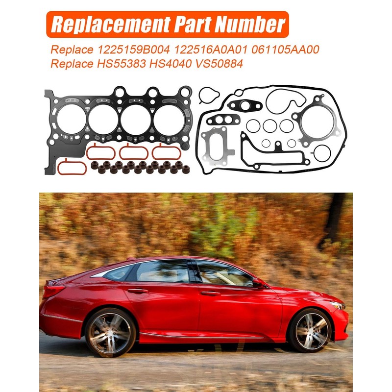 Cylinder Head Gasket Set Fit for Honda Accord 2018-2021 Civic