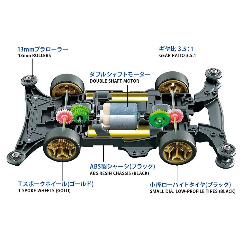 Tamiya 18663 Mini 4WD PRO Series No. 63 Lyzan ME