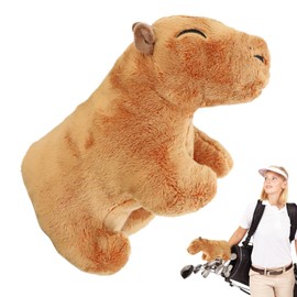 Animal Golf Club Covers - Novelty Golf Club Headcover Soft Animal, Cute Capybara Golf Wood Head Covers, Driver Head Cover Replacement Protector, Dust Proof Portable Golf Accessories