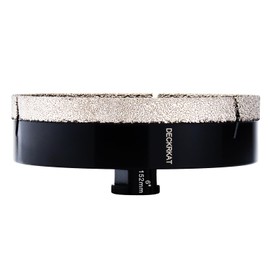 6 Inch Diamond Hole Saw, 152mm Tile Hole Saw Drill Bit Diamond Tipped for Granite Marble Ceramic Glass Porcelain Quartz Tiles Stones Countertop, Core Drill Bits with 5/8-11 Thread for Angle Grinders