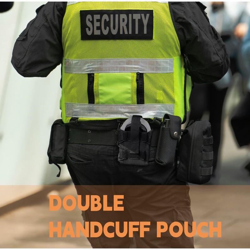 DCSZM Handcuff Pouch for Duty Belt,Molle Handcuff Holster,Handcuff Case Fit