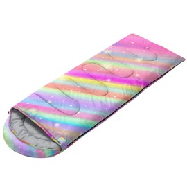 Sleeping Bags for Adults Kids,Backpacking Camping Sleeping Bag for Girls Boys Lightweight Waterproof Cold/Warm Weather Sleeping Bag for All Season