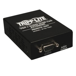 Tripp Lite VGA with Audio Over Cat5 / Cat6 Extender, Receiver 1920x1440 at 60Hz(B132-100A),Black