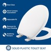 Mayfair Aurora Slow Close Toilet Seat, Easy Clean Hinges and