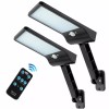 Auzev 2 PACK Luces Solares, Luz de Pared 56 Led